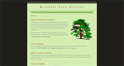 Desktop Screenshot of mitchelltreeservice.com